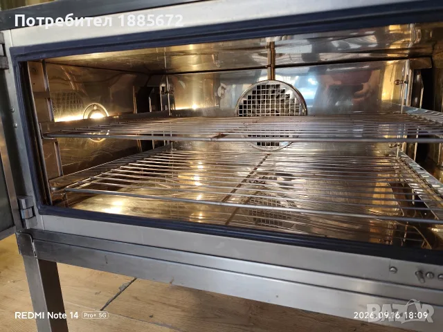 Конвектомат фурна Leventi Bakermat 220V заедно с основа и маса., снимка 9 - Обзавеждане за заведение - 52019949