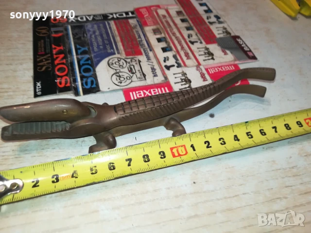 КРОКОДИЛ-МЕД МЕСИНГ 2106251927, снимка 7 - Антикварни и старинни предмети - 50749514