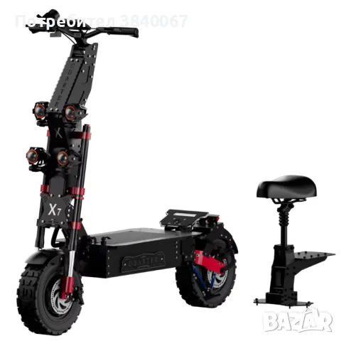 Електрическа тротинетка Obarter X7 8000W, снимка 4 - Други спортове - 47579592