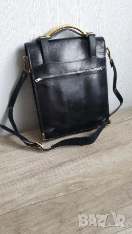 Мъжка чанта от естествена кожа, снимка 4 - Чанти - 53561957