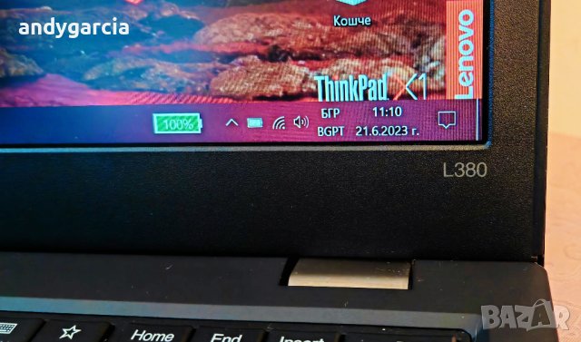  Lenovo ThinkPad L380/Core i3-8130U/8GB RAM/128GB SSD NVME/13'3 Full HD IPS , снимка 10 - Лаптопи за работа - 41306626