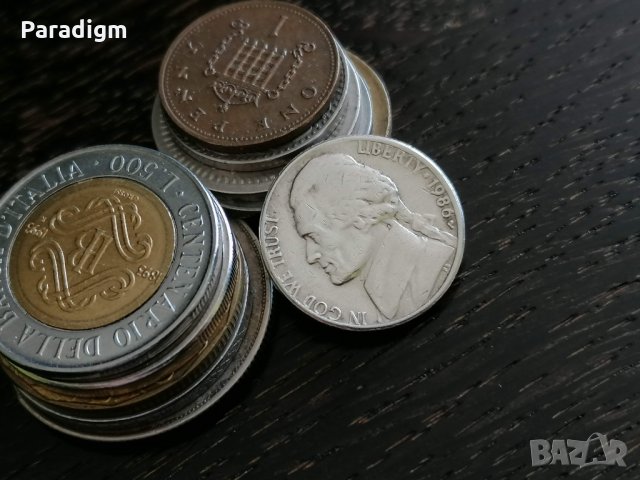 Монета - САЩ - 5 цента | 1986г., снимка 2 - Нумизматика и бонистика - 34331968