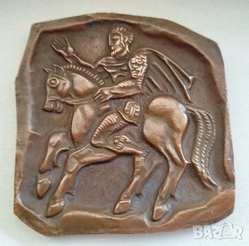 СТАРА БРОНЗОВА ХУДОЖЕСТВЕНА ПЛАСТИКА - НИНА КАНАРОВА/КОННИК 1988 