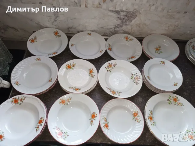 Български порцелан, снимка 8 - Сервизи - 56096560