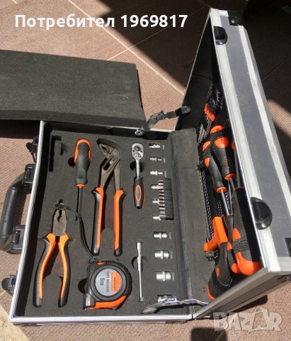 Куфар с инструменти “домашен майстор” , снимка 2 - Куфари с инструменти - 41625903