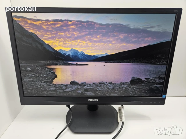 +Гаранция! IPS Монитор Philips 241S4L 24" инча + кабели, снимка 4 - Монитори - 50986589