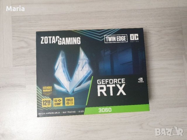 Видеокарта Zotac RTX 3060, снимка 3 - Геймърски - 35692702