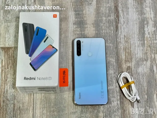 Xiaomi Redmi Note 8T 128 GB 4+2 GB Ram Dual Sim Blue Отличен, снимка 3 - Xiaomi - 49146882