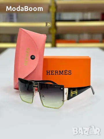 Hermes слънчеви очила с калъф и кутия 