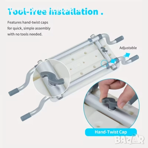 Пейка за вана / Седалка за баня / Столче за душ, снимка 3 - Тоалетни столове - 52506649