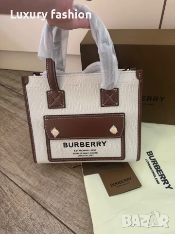 Дамска чанта Burberry , снимка 6 - Чанти - 51405032