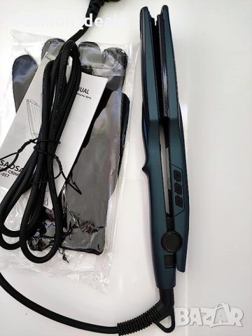 Нова преса за коса с титаниево-керамични плочи за оформяне на прически за жени, снимка 8 - Преси за коса - 41394351