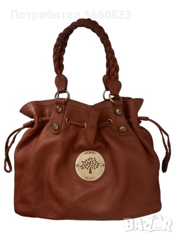 Mulberry Daria кафява чанта естествена кожа 