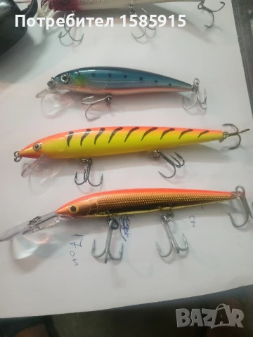 Редки модели Рапала за сом,баракуда,дорадо и туна. , снимка 11 - Стръв и захранки - 51233418