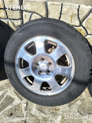 Оригинални лети джанти с гуми за Ауди, 15 цола 5 бр , снимка 5 - Гуми и джанти - 48837255