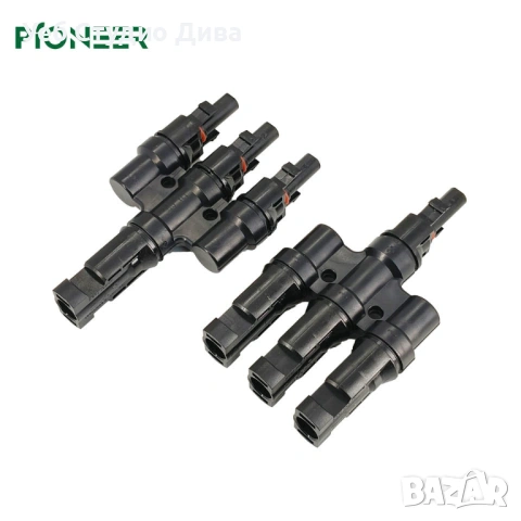 Комплект PV соларен конектор Т2, T3, T4 съвместим Mc4, 1-2, 1-3, 1-4, снимка 3 - Други машини и части - 53465888