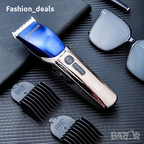 Нов Водоустойчив Безжичен самозаточващ се тример за брада и коса/Подарък Мъж, снимка 2 - Тримери - 41661407