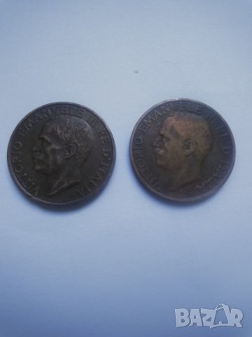 Лот 10 чентисими 1929 и 1930г.Италия, снимка 2 - Нумизматика и бонистика - 41145650