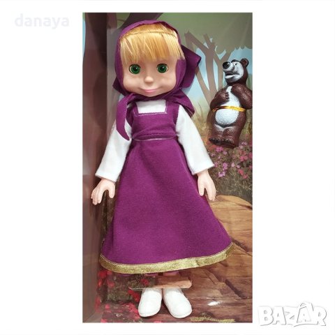 4087 Детска играчка кукла Маша и Мечока с мелодия, 33см, снимка 2 - Кукли - 42344548