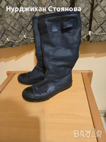Кожени дамски ботуши G-star