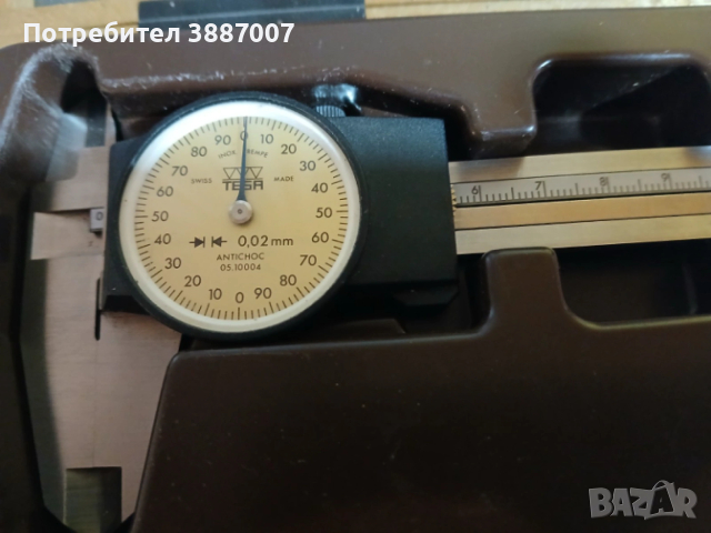 Шублер/Аналогов Tesa Antichoc Swiss Made, снимка 6 - Други машини и части - 53831170