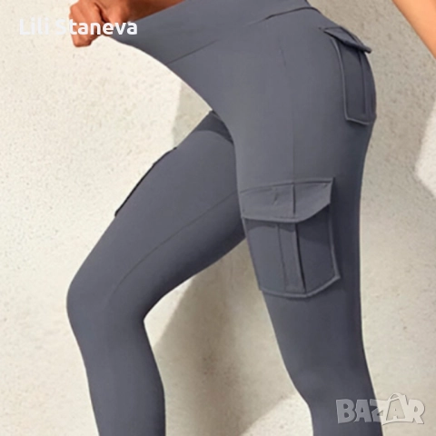 Оформящ дамски панталон с 4 джоба – Висока талия, стегната кройка и максимален комфорт. , снимка 2 - Панталони - 52858696