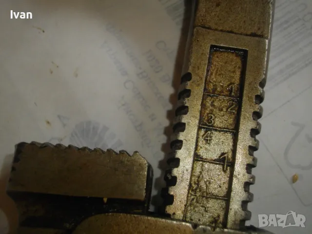 НЕМСКИ ВОДОПРОВОДЕН КЛЮЧ 2"ЦОЛА 55см/ЗАХВАТ 10см Drop Foed Steel 18 ОТЛИЧЕН ПОЧТИ НОВ, снимка 13 - Други инструменти - 48228705