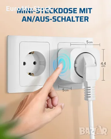 Радио контакт с магнитен стенен превключвател DEWENWILS 3680W, 30м, снимка 7 - Друга електроника - 55908190