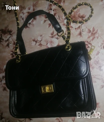 Нова Кожена Дамска Чанта 