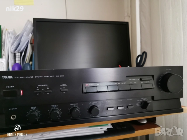YAMAHA AX-500, снимка 3 - Ресийвъри, усилватели, смесителни пултове - 53284259