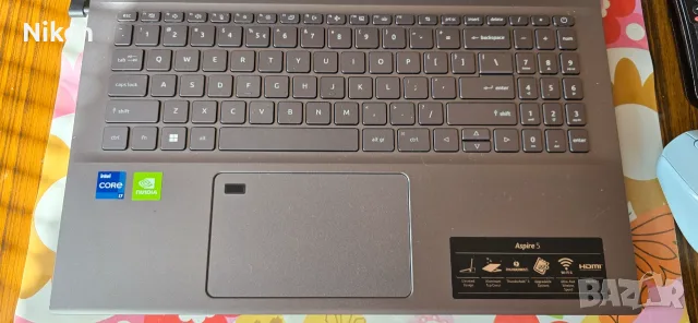 Лаптоп Acer Aspire 5 A515-57G Intel Core i7 - 12th Gen с водео карта NVIDIA GeForce MX5, снимка 2 - Лаптопи за игри - 55899719