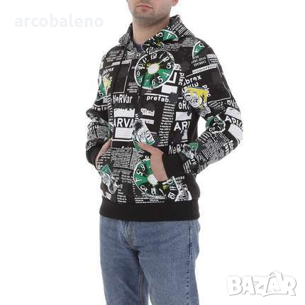 Мъжки преходен суичър с качулка, 2цвята , снимка 7 - Суичъри - 44604966