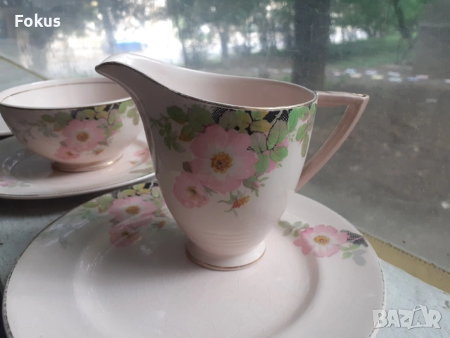 Стар английски порцелан с маркировка, снимка 3 - Антикварни и старинни предмети - 53371456