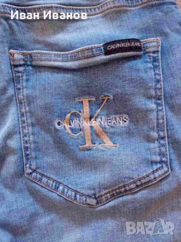 Оригинални къси дънки Calvin Klein, снимка 3 - Дънки - 51750690