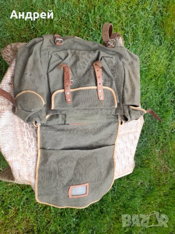 Стара брезентова раница #20, снимка 4 - Други ценни предмети - 40679303