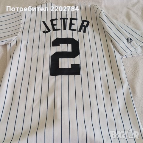  New York Yankees ,тениска,      джърси Дерек Джетър,Jeter,, снимка 6 - Спортни дрехи, екипи - 40648796