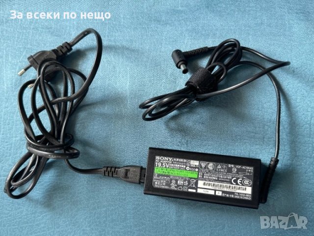 Оригинално зарядно захранване за лаптоп Sony vaio 19.5V 3.3A , зарядно Sony 19.5V 3.3A, снимка 1