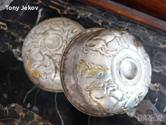 Сребро проба ,999 +позлата ,РЕПЛИКИ.....!!!!, снимка 2 - Антикварни и старинни предмети - 56095877