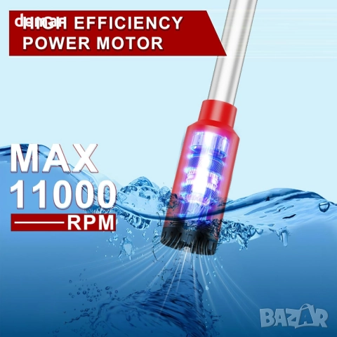 Безжична водна помпа SundpeyPRO, 2 x 4.0Ah батерии, 1,5 метра маркуч, снимка 2 - Напояване - 52264789