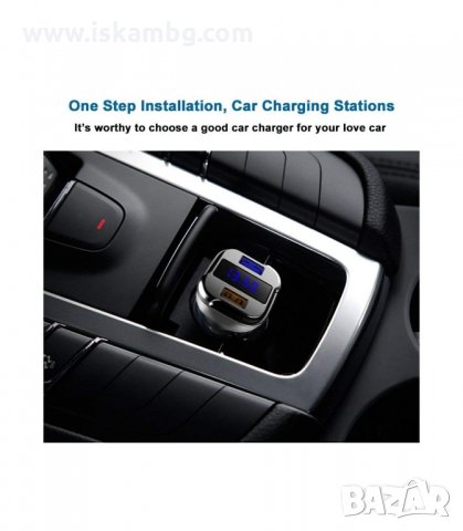 ВОЛТМЕТЪР ЗА КОЛА С 2 USB, ЗАРЯДНО ЗА МОБИЛНИ УСТРОЙСТВА - код EC5, снимка 8 - Аксесоари и консумативи - 33950026