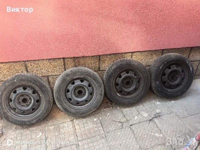 4 джанти с гуми Ауди 80, снимка 1