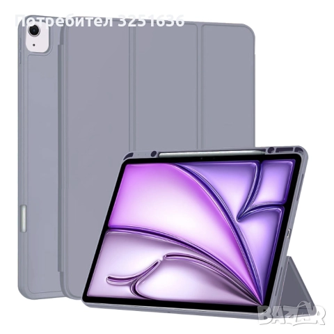 Калъф за iPad Air 13 (2024) Techsuit - Flex Trifold (with Pencil Holder), снимка 3 - Резервни части за телефони - 50232426