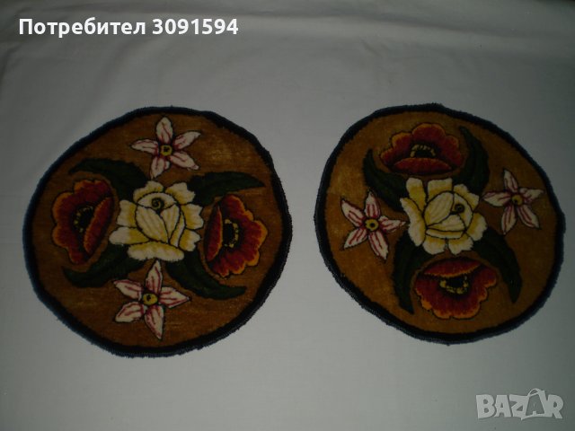 Две възглавнички  за стол пъмучен плюш , снимка 3 - Възглавници - 41880468