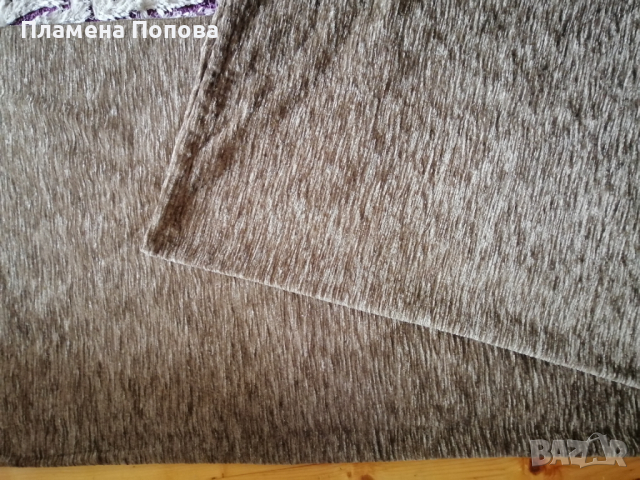 Завеси в нежнокафяво, снимка 2 - Пердета и завеси - 36497953