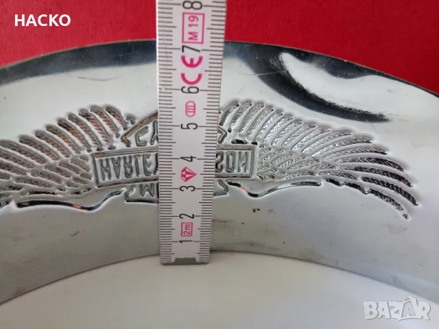 Метална Козирка за Фар на Harley Davidson 100% Оригинална, снимка 6 - Части - 50303416