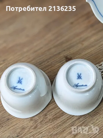 Порцеланов сет Meissen , снимка 4 - Други ценни предмети - 55743008