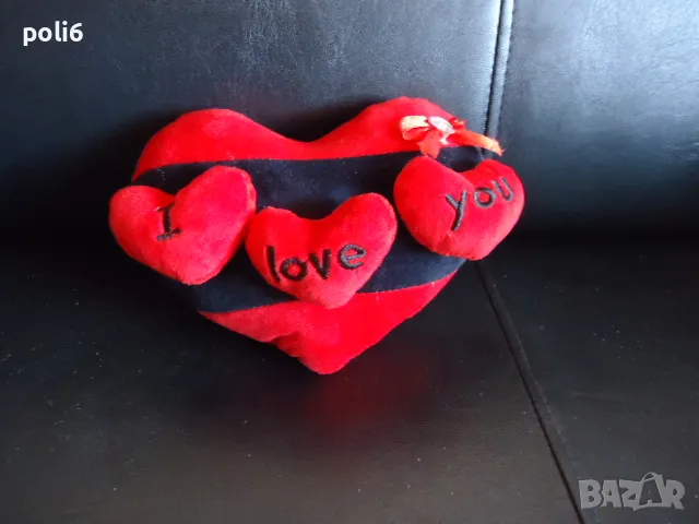 плюшки сърца ,мечета,хипопотам, снимка 3 - Плюшени играчки - 49492818