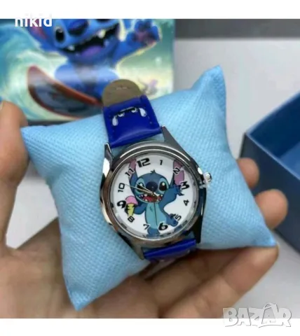 Стич Stitch Лило детски син ръчен часовник, снимка 10 - Детски - 48593423