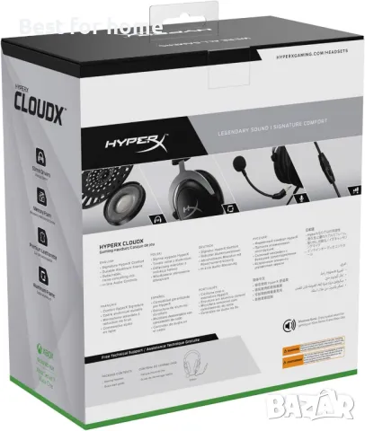 Оригинални геймърски слушалки HyperX CloudX-  Xbox Series , снимка 5 - Bluetooth слушалки - 48132944
