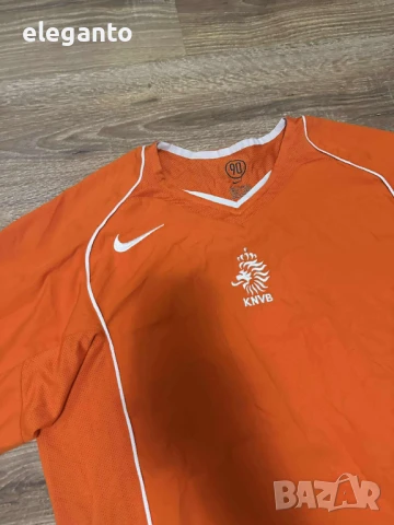 Оригинална футболна фланелка Холандия Nike Netherlands Home 2004/05 Домакинска , L размер , снимка 3 - Тениски - 51206087